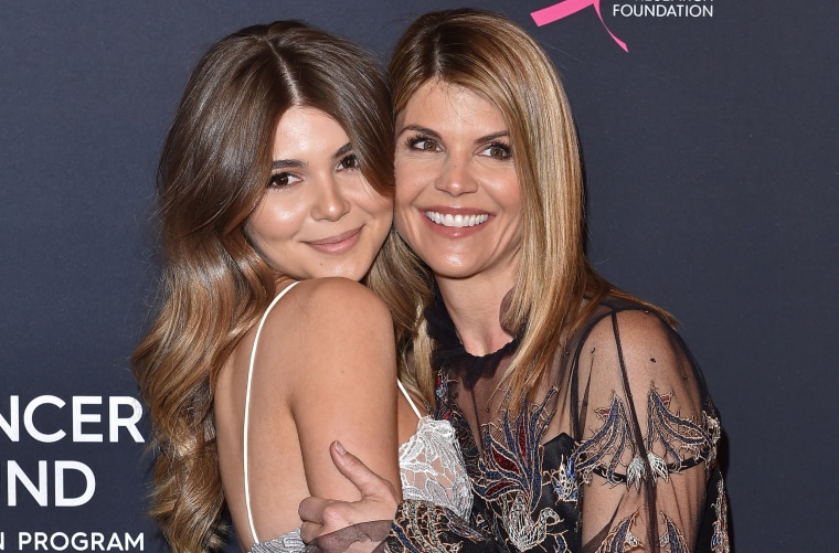 Image: Lori Loughlin, right, and her daughter Olivia Jade Giannulli attend a gala in Beverly Hills, California, on Feb. 27, 2018.