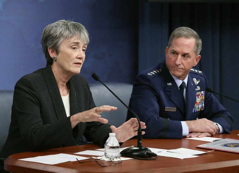 Air Force Secretary Heather Wilson Briefs Media At The Pentagon