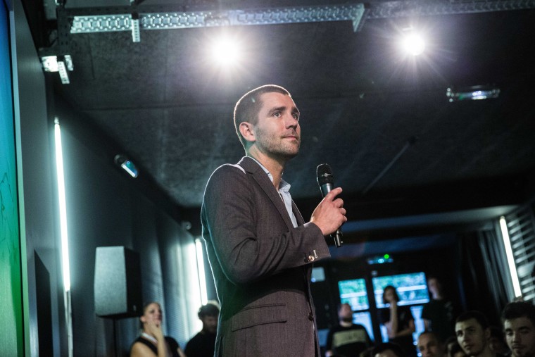 Chris Cox, Chief Product Officer de Facebook Visits Ecole 42 in PAris