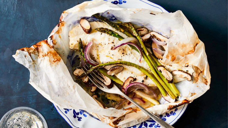 Flounder in Parchment