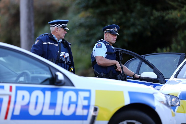 Image: Police Raid Property Connected To Christchurch Mosque Terror Attack