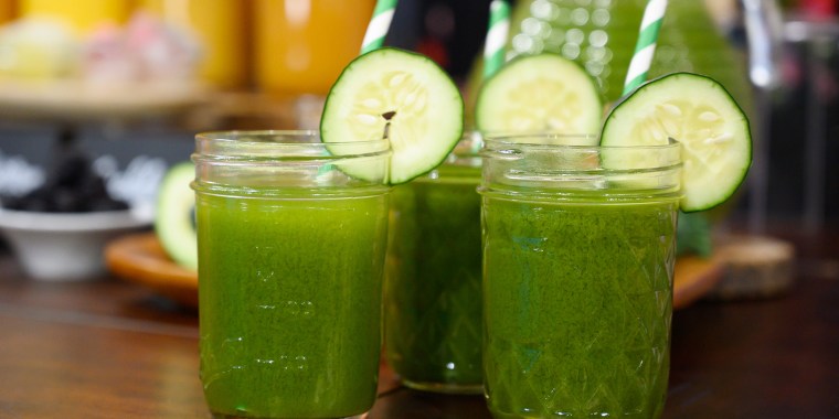 These green juice are incredibly refreshing! 