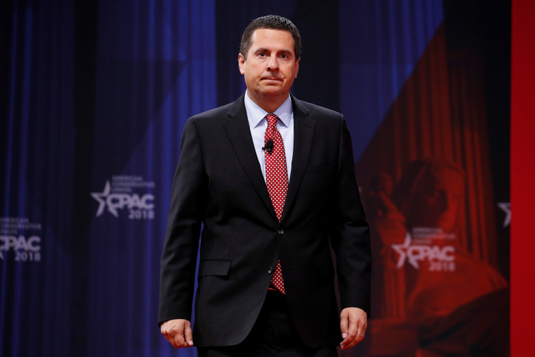 Image: House Intelligence Committee Chairman Devin Nunes arrives to speak at the Conservative Political Action Conference at National Harbor