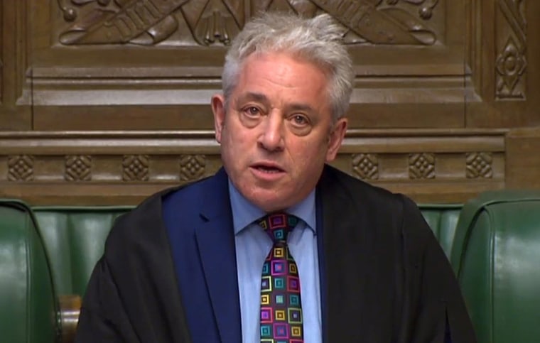 Image: Speaker of The House of Commons John Bercow as he makes a statement in the House of Commons in London