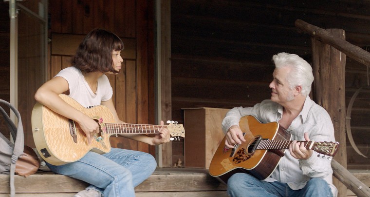 Eva Noblezada with country singer Dale Watson in "Yellow Rose," a musical drama which makes its debut at the 35th Los Angeles Asian Pacific American Film Festival in May 2019.