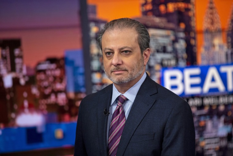 Preet Bharara on "The Beat with Ari Melber" on March 19, 2019.