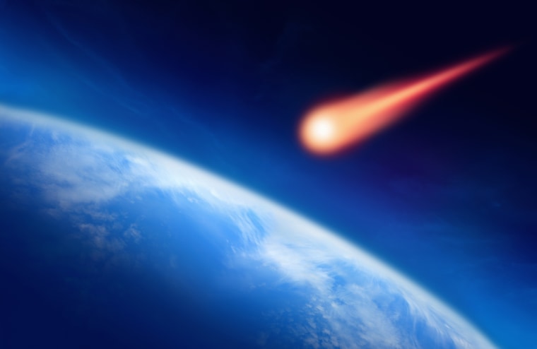 Image: Meteor Falling to the Earth