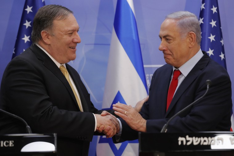 Image: Mike Pompeo, Benjamin Netanyahu