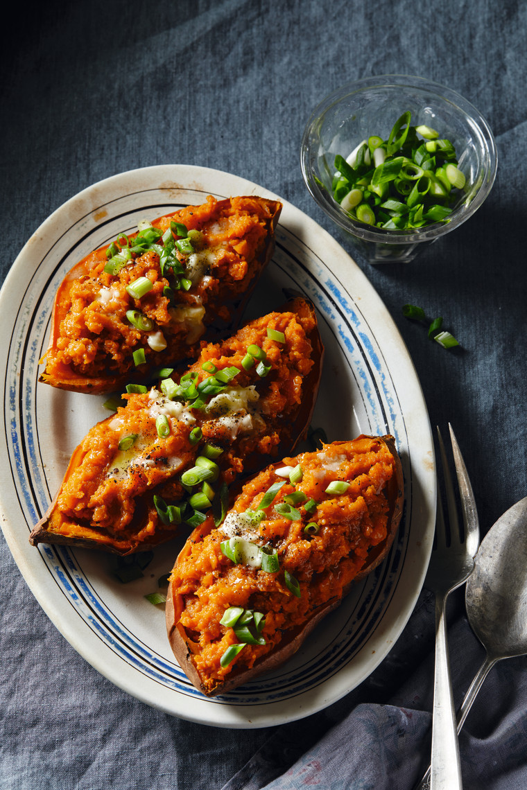 Twice Slow-Cooked Cinnamon-Balsamic Sweet Potato