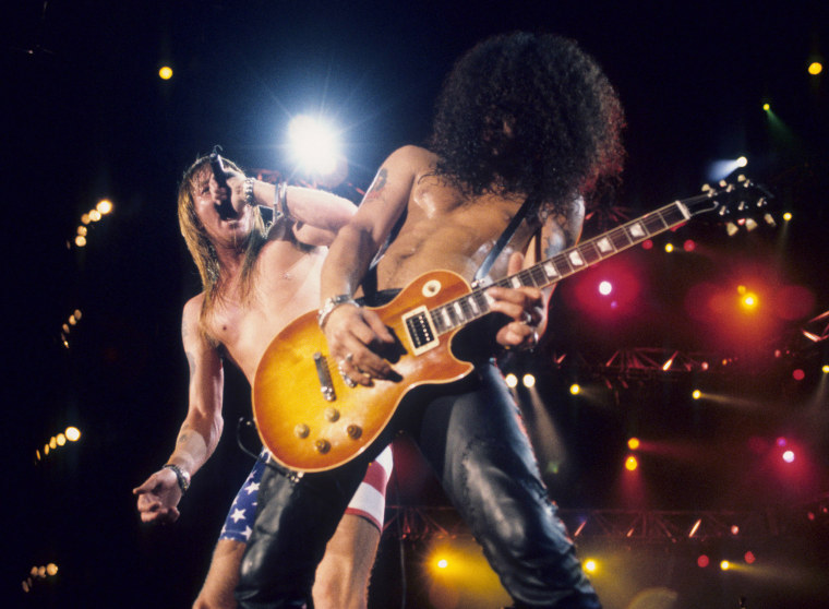 Image: Axl Rose, Slash, Guns N Roses Perform Live At Rock In Rio II