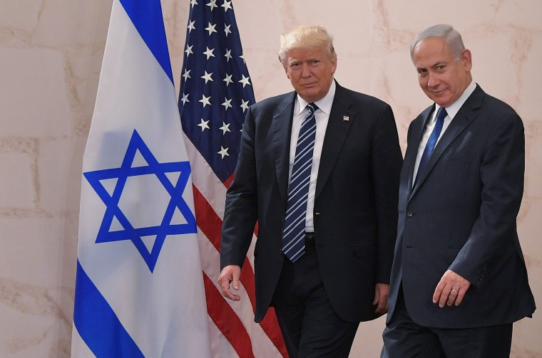 Image: Donald Trump, Benjamin Netanyahu, ISRAEL-US-DIPLOMACY-TRUMP