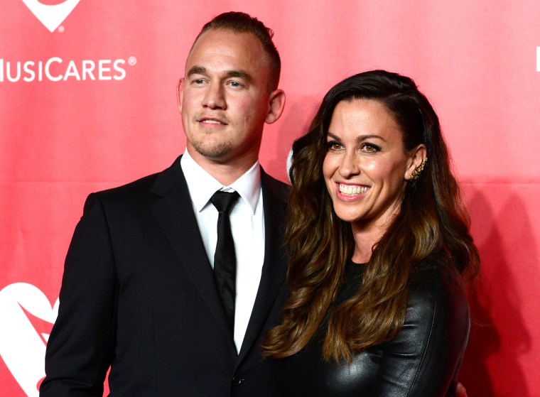 Alanis Morissette and husband Mario Treadway are expecting their third child