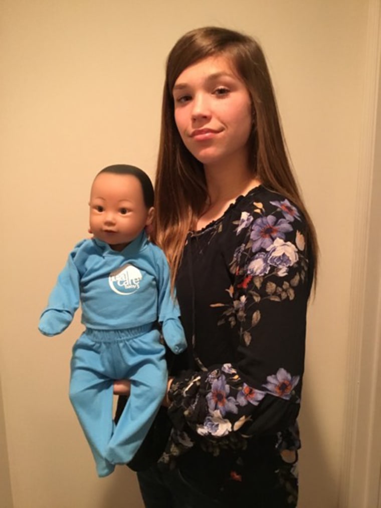 Olivia redeemed herself with her care for her second robot infant, which she named John. 