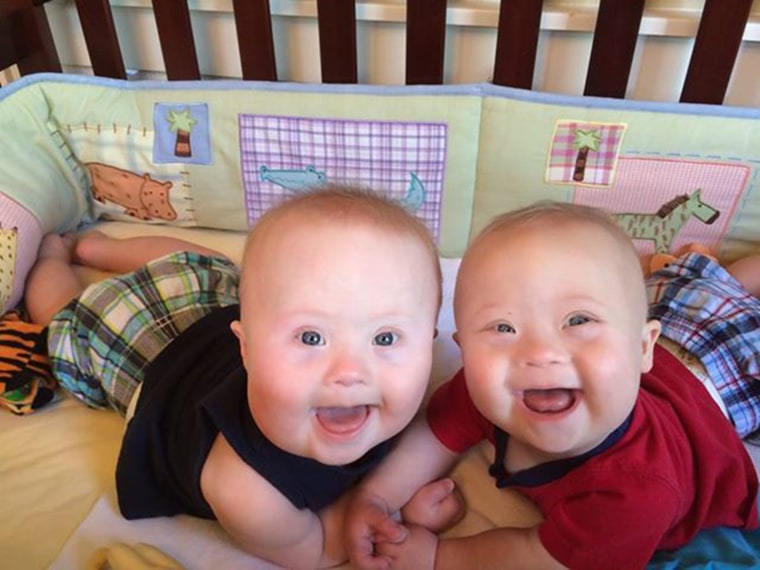 Twin boys with Down syndrome become social media stars