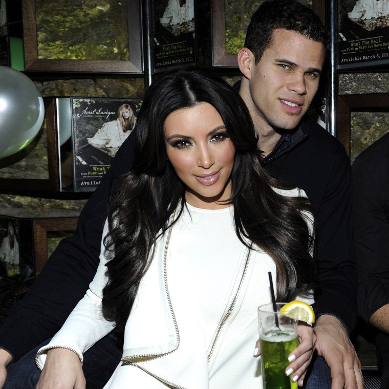 Reality star Kim Kardashian and NBA player Kris Humphries 