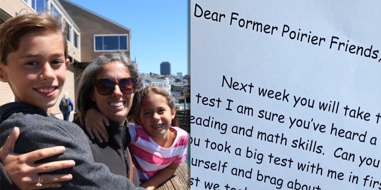 A Florida teacher's letter to her former students about standardized testing was a reminder to all kids not to stress. 