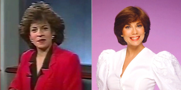Dueling shoulder pads: Hoda and Kathie Lee wore the fashions of the day.
