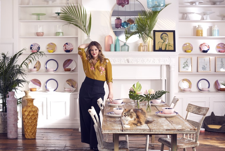 Drew Barrymore is the newest celeb home decor designer. 