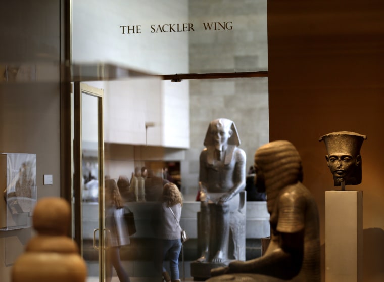 Image: The Sackler Wing at the Metropolitan Museum of Art in New York on Jan. 17, 2019.