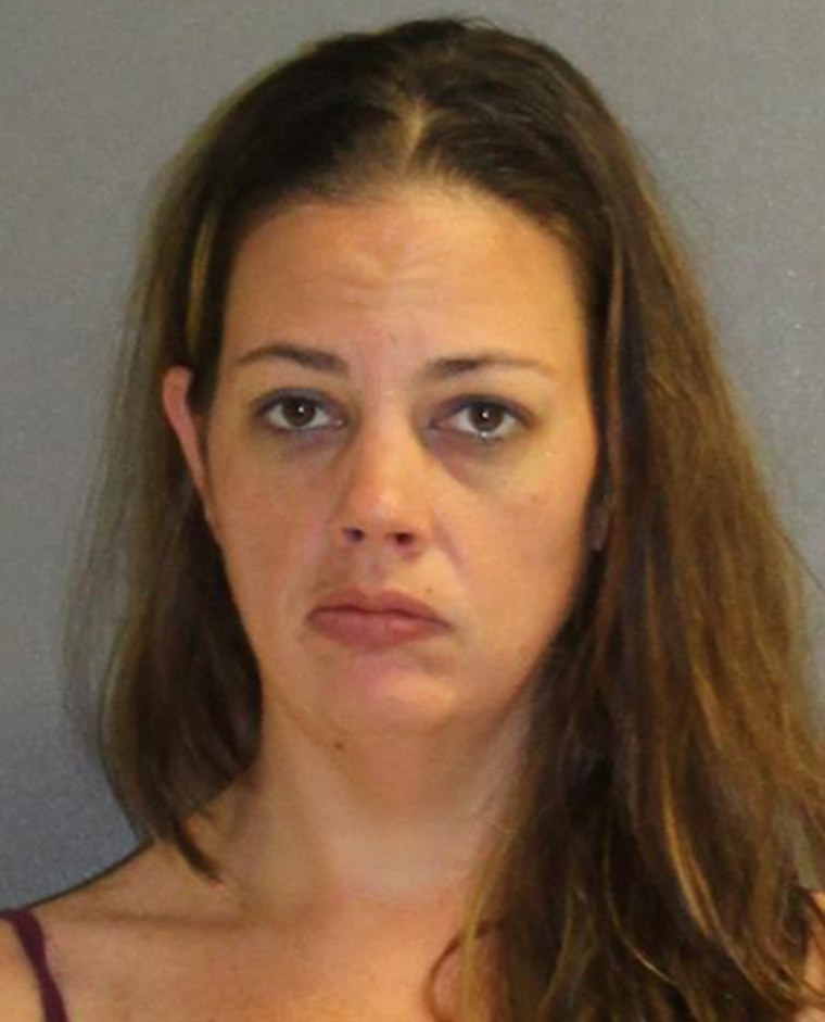 Image: Apryl Connolly was charged with child neglect after a 3-year-old boy nearly drowned in a hot tub at a resort in Florida.