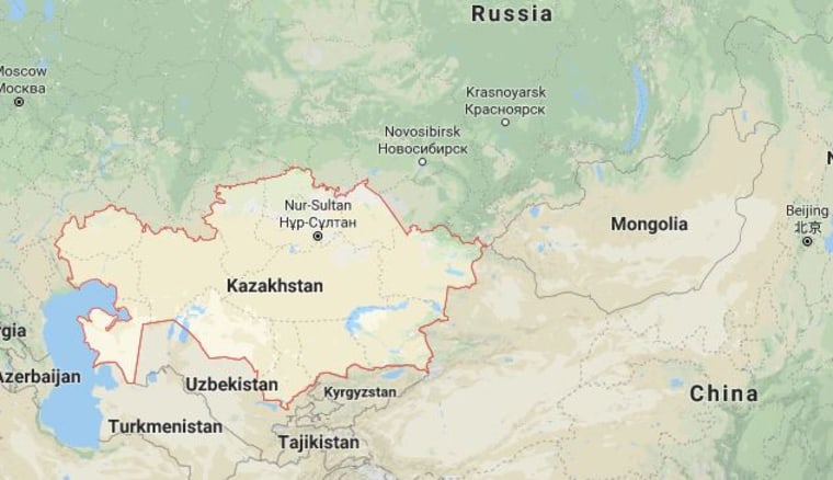 Image: Map of Kazakhstan
