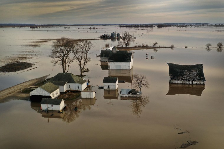 Image: ***BESTPIX*** Flooding Continues To Cause Devastation Across Midwest