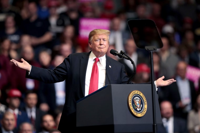 Image: Donald Trump Holds MAGA Rally In Grand Rapids, Michigan