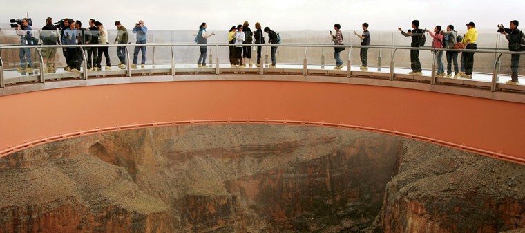 Image: Grand Canyon's New \"Skywalk\" Opens With Grand Ceremony