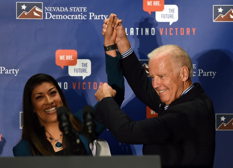 Image: Joe Biden Campaigns For Nevada Democrats