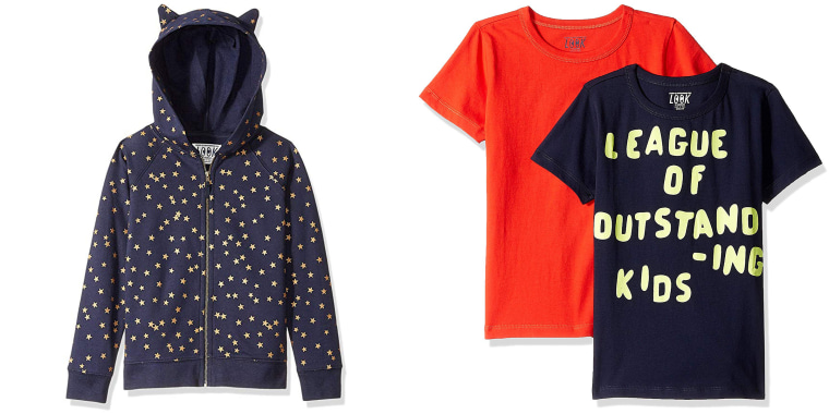 For kids sizes 4-16, the new LOOK by crewcuts line features fun, comfy staples like this girls' critter hoodie for $26.
