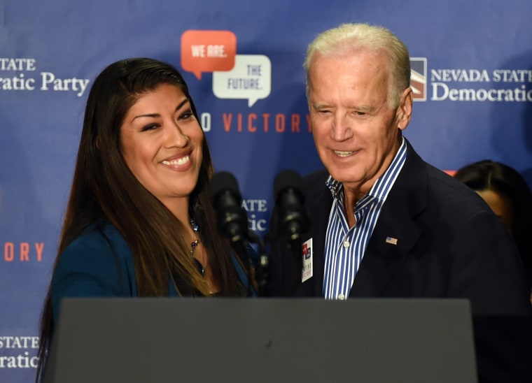 Image: Joe Biden Campaigns For Nevada Democrats