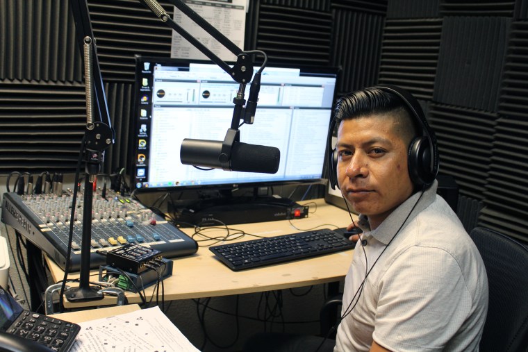 Bernardino Almazan, Radio Indigena programmer