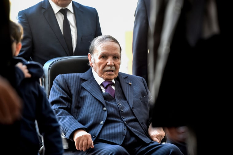 Image: Algerian President Abdelaziz Bouteflika in 2017.