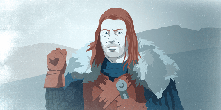 Ned Stark of \"Game of Thrones\"