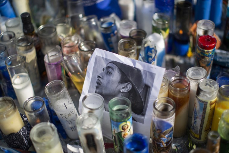 Image: Fans Pay Respect At Scene Where Hip Hop Musician Nipsey Hussle Was Fatally Shot In Los Angeles