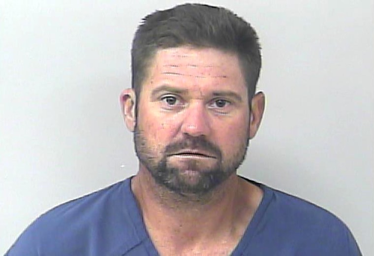 Michael Casey Lewis, 37, of Stuart, Florida  was arrested Thursday morning by the Port St. Lucie Police Department for grand theft and booked into the St. Lucie County Jail. After being released, deputies in the parking lot of the jail observed Lewis pulling car door handles and learned he had just burglarized several cars right outside the jail.