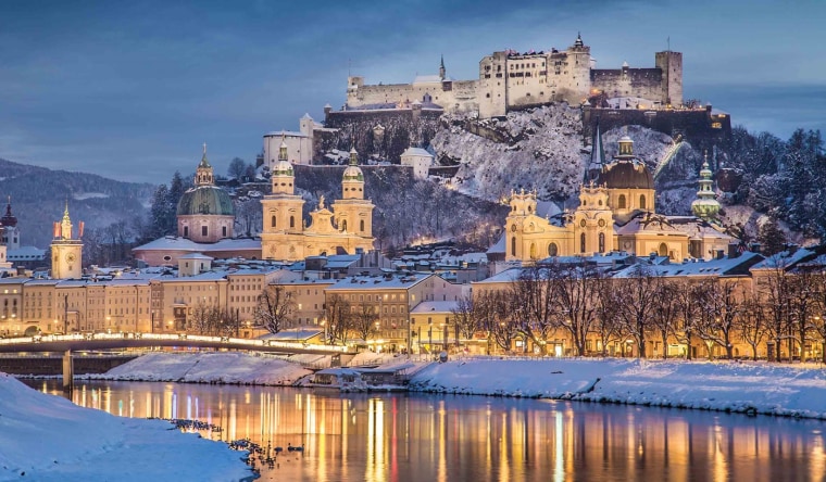 Salzburg during Christmas
