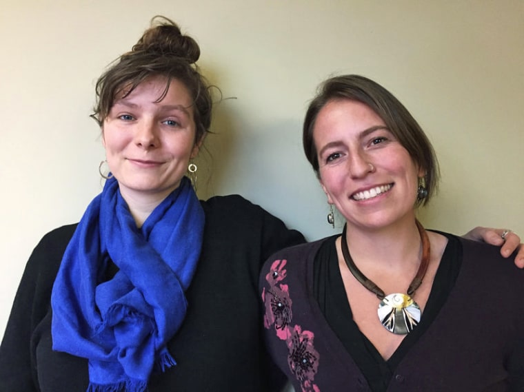 Josephine Ferorelli, left, and Meghan Kallman co-founded Conceivable Future.
