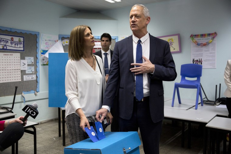 Image: Benny Gantz and Revital Gantz