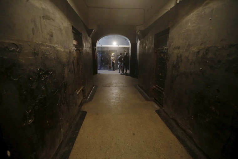 Image: A corridor in the former military prison