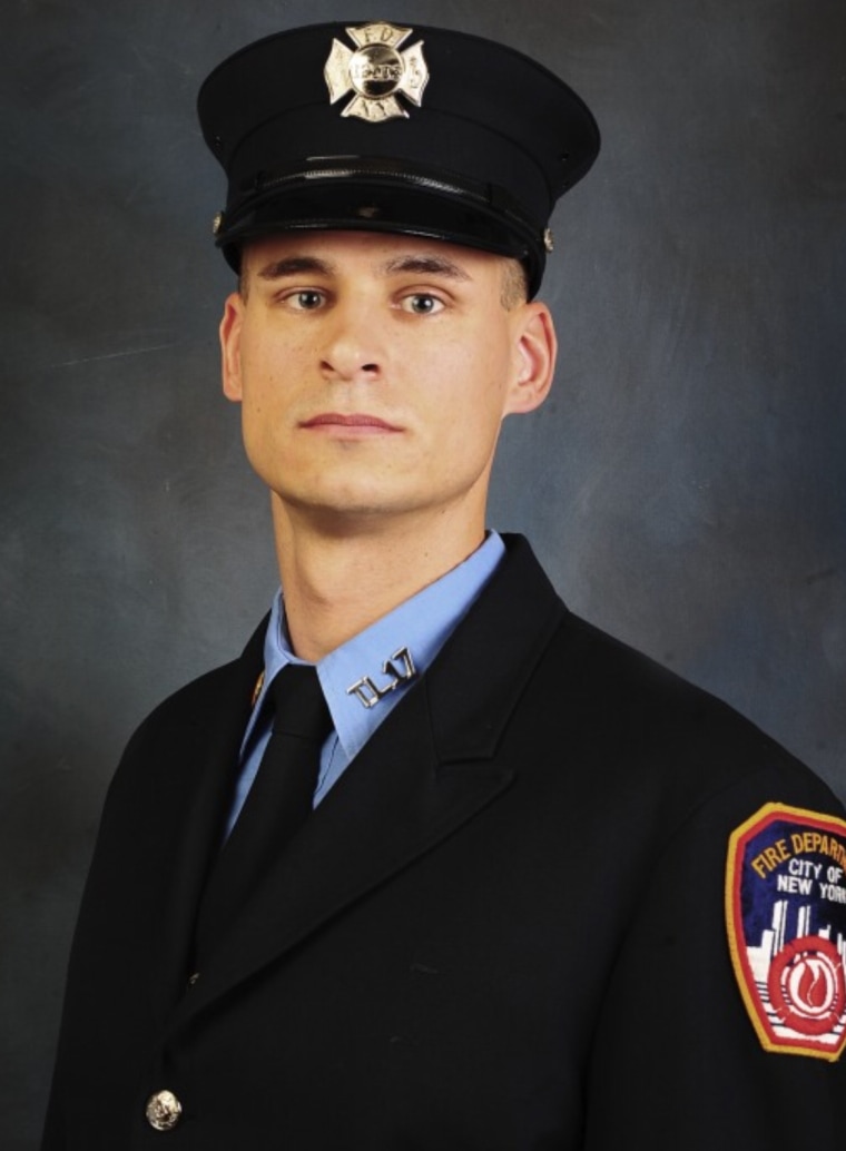 Image: FDNY Firefighter and United States Marine Christopher Slutman was killed in an attack in Afghanistan on April 8, 2019.