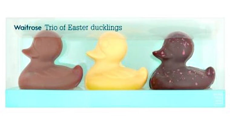 Waitrose Trio of Chocolate Easter Ducklings