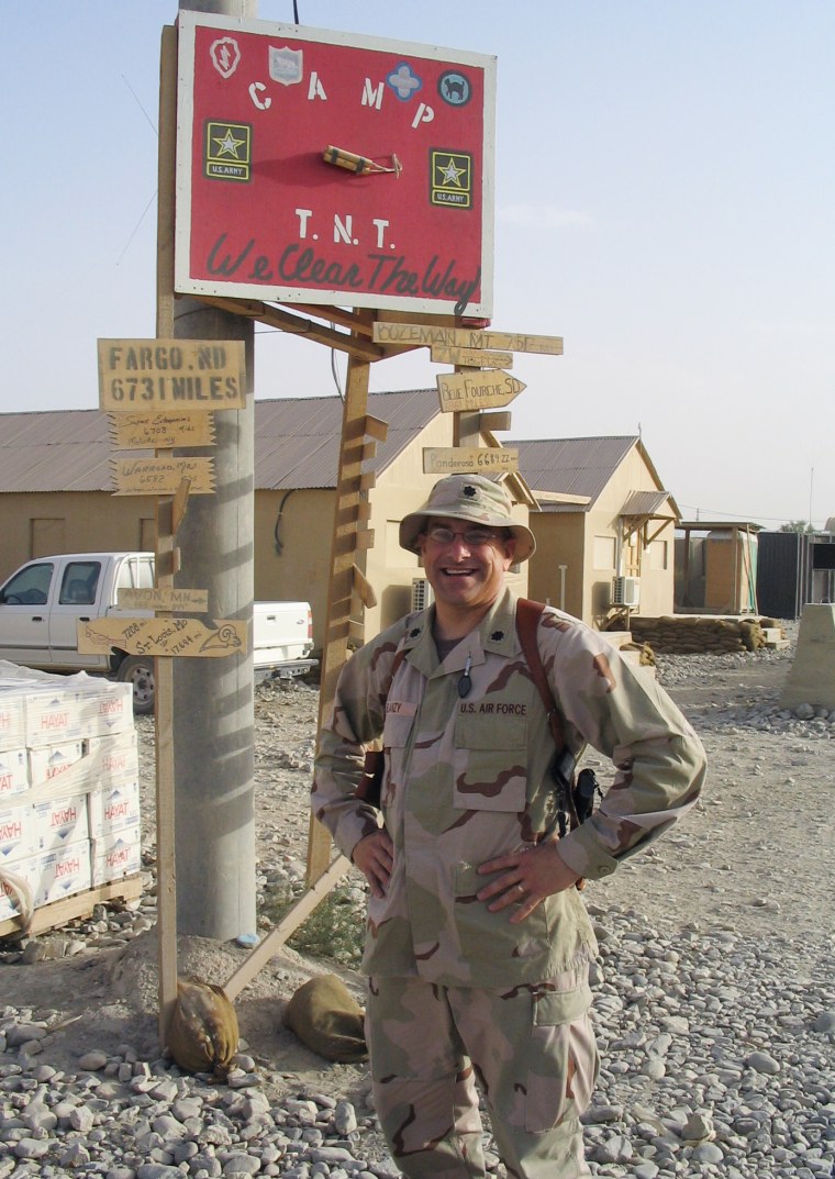 Paul Blanzy at Bagram Air Force Base in 2004