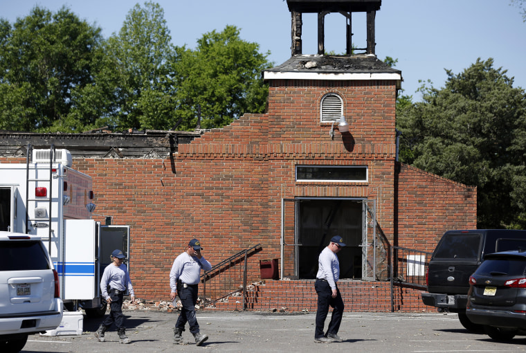 Image: Louisiana Church Burned