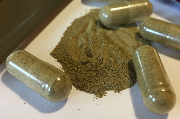 Image: Kratom capsules in Albany, New York, on Sept. 27, 2017.