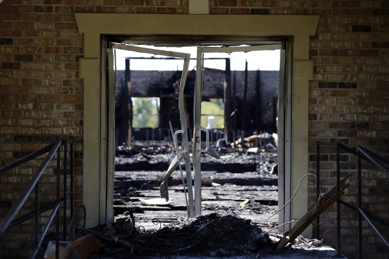 Image: Louisiana Church Burned Aftermath
