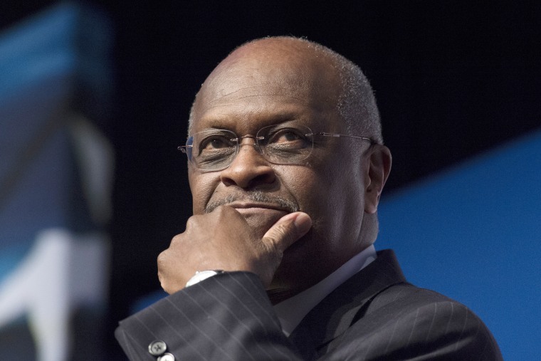 Herman Cain speaks during Faith and Freedom Coalition's Road to Majority event in Washington on June 20, 2014.