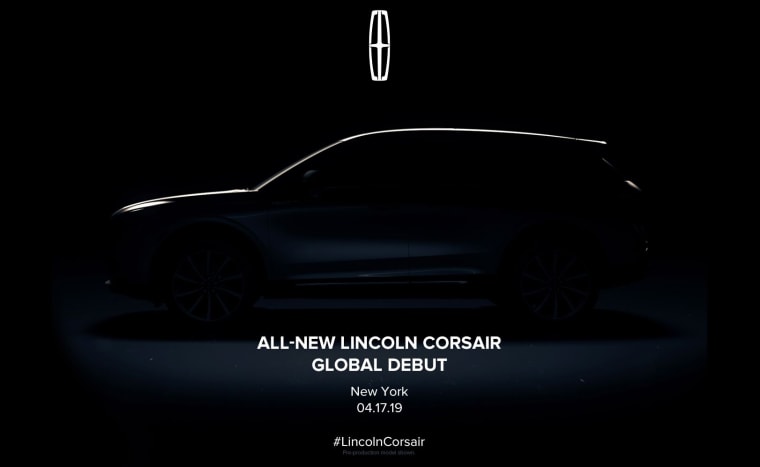 The Lincoln Motor Company will debut the all-new Lincoln Corsair on April 17, at the 2019 New York International Auto Show.