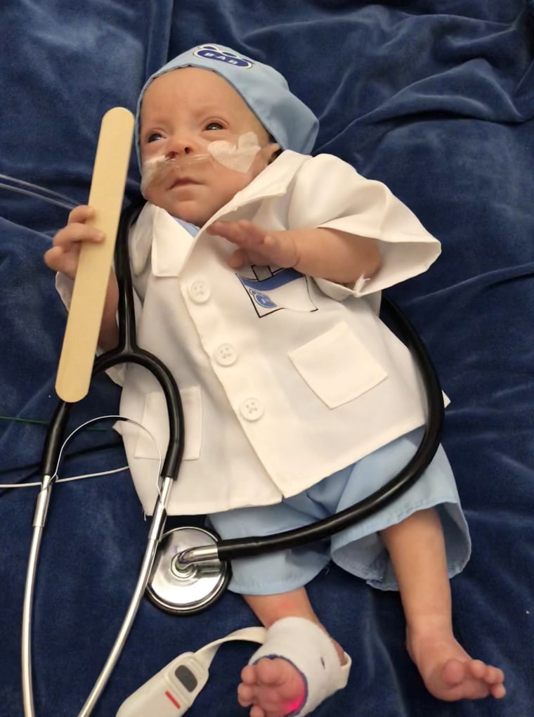 Jaimie Florio feels incredibly grateful for the nurses and doctors in the NICU. She believes the care that Connor received, especially from the nurses, help him to survive against all odds. 