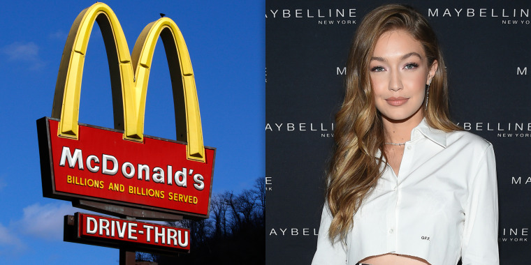 Gigi Hadid shamed for partnership with McDonald's: 'You're promoting unhealthy, bad quality food'